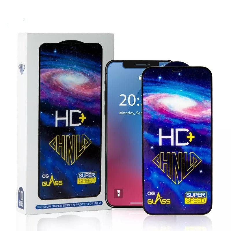 HD+ Full Glue 9D Anti Fingerprint Tempered Glass For ZTE Nubia V60 Design, Blade 35, A55, Music 2, V70, Focus Pro, V70 Design, Infinix Smart 8, Smart 9, Hot 11 Play, Smart 9 HD 4, Google Pixel 3, Pixel 6