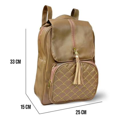 New Female Fashion Lady High Capacity College Backpack – Trendy Girls Laptop School Bag Travel Book Bag