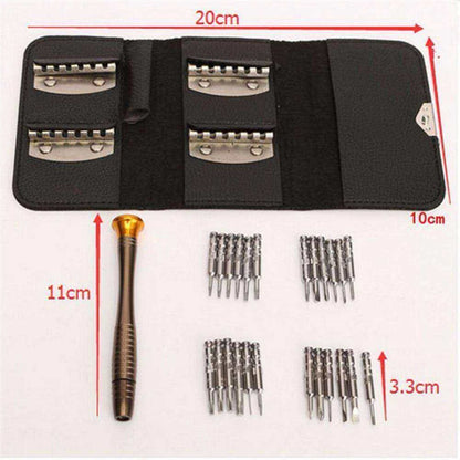Phone Repair Tool Set 24 in 1 Precision Torx Screwdriver Kit for iPhone Laptop and Electronics