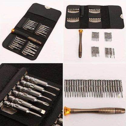 Phone Repair Tool Set 24 in 1 Precision Torx Screwdriver Kit for iPhone Laptop and Electronics