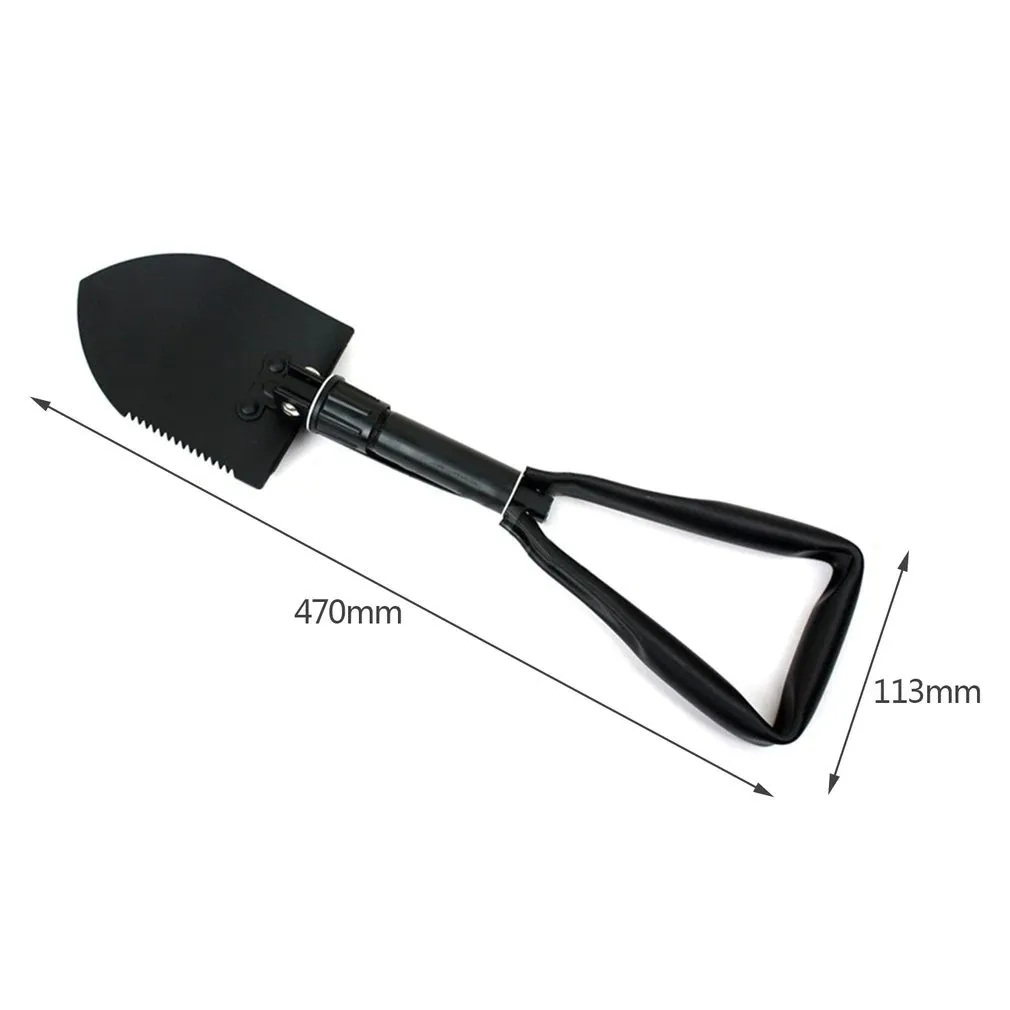 4 in 1 Multifunction Folding Shovel – Outdoor Camping Mini Shovel for Survival, Hiking & Emergency Use
