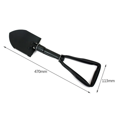 4 in 1 Multifunction Folding Shovel – Outdoor Camping Mini Shovel for Survival, Hiking & Emergency Use