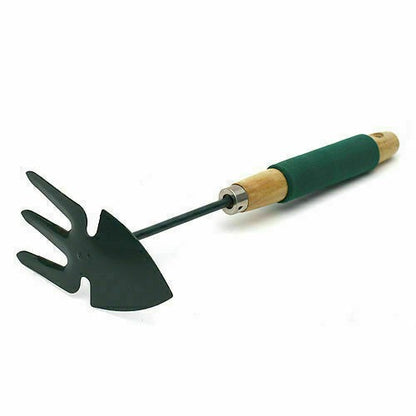 Garden Cultivator Hoe Green Durable Hand Tool for Farming and Gardening