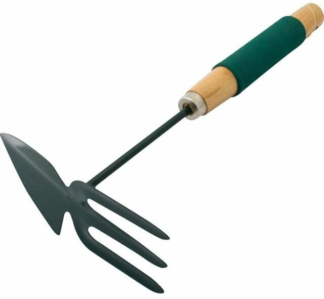Garden Cultivator Hoe Green Durable Hand Tool for Farming and Gardening