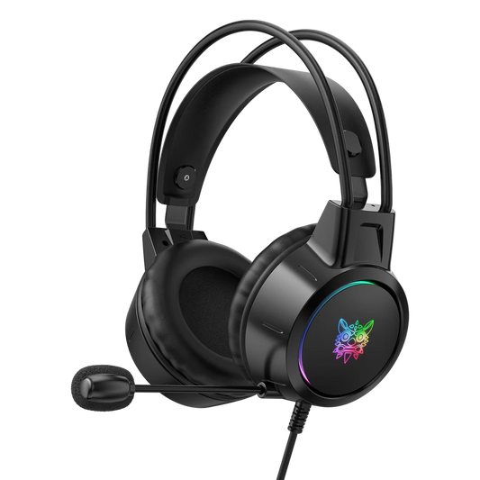 ONIKUMA X15 PRO Double-Head Beam Noise Cancelling Microphone Durable Stereo Surround Gaming Headphones RGB Audífonos Alámbricos Gaming Headset