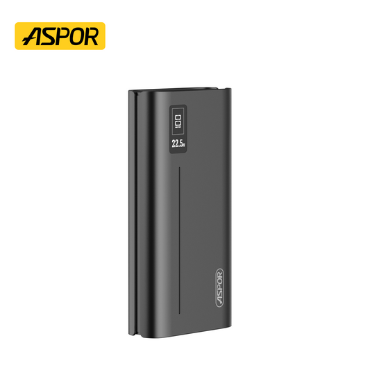 Aspor A336 20000mAh 22.5W PD + QC3.0 Fast Charging Power Bank LCD Display