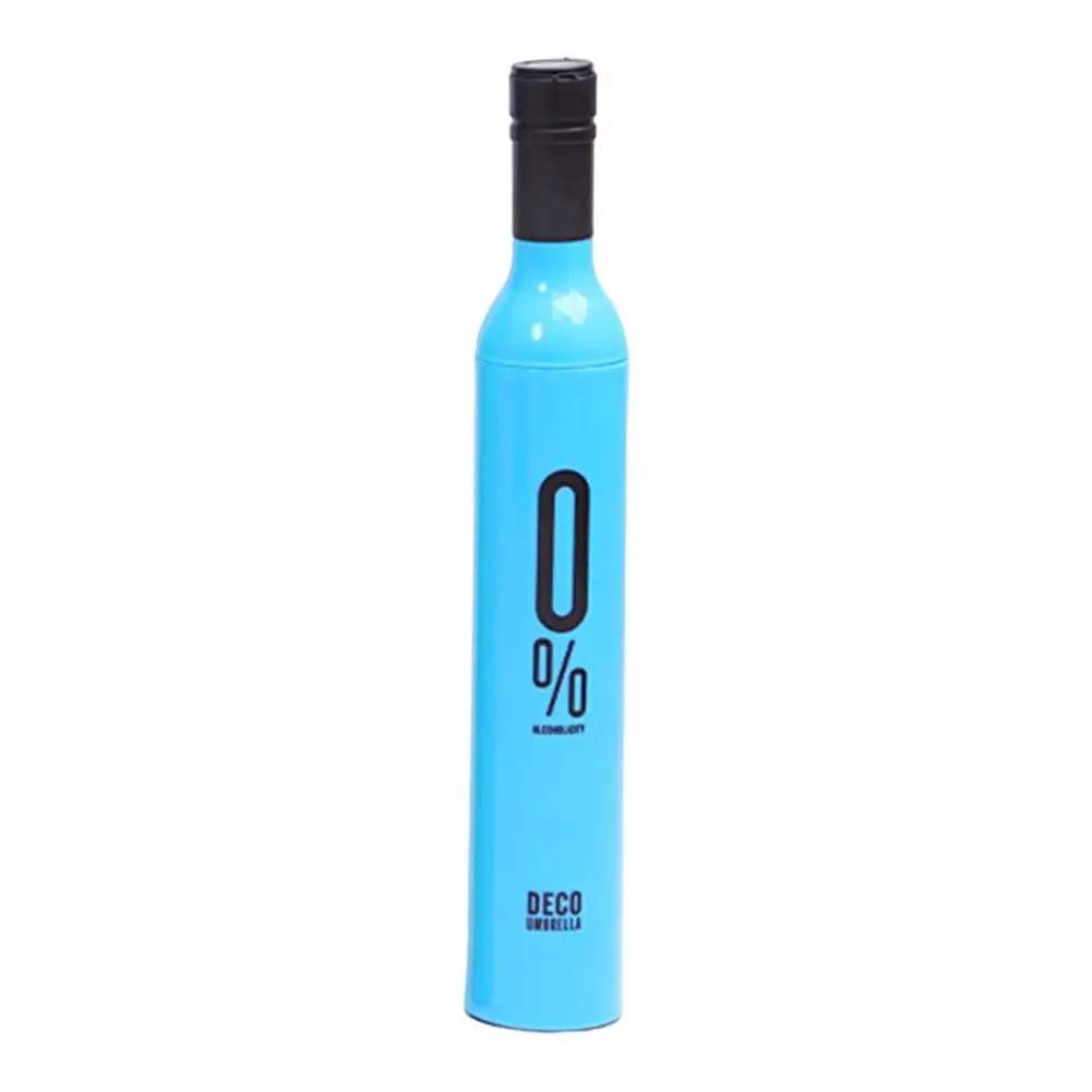 Wine Bottle Umbrella Strong Wind Resistance Sunshade Folding Umbrella Outdoor Sun Rain Reverse Folding Umbrella for Outdoor