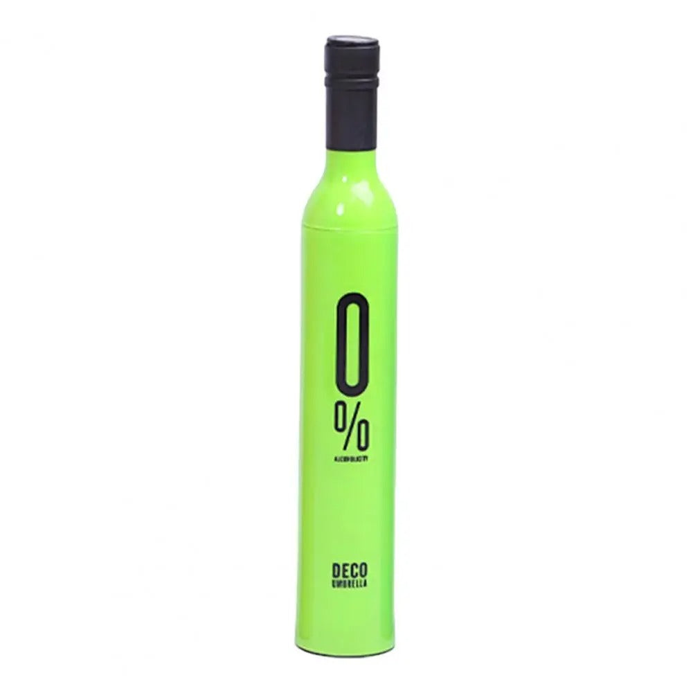 Wine Bottle Umbrella Strong Wind Resistance Sunshade Folding Umbrella Outdoor Sun Rain Reverse Folding Umbrella for Outdoor