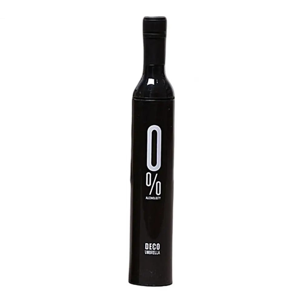Wine Bottle Umbrella Strong Wind Resistance Sunshade Folding Umbrella Outdoor Sun Rain Reverse Folding Umbrella for Outdoor