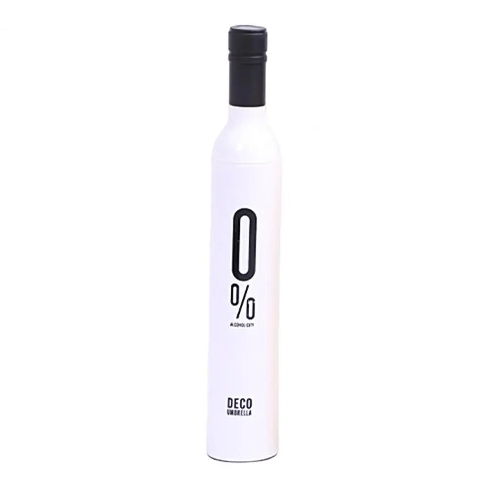Wine Bottle Umbrella Strong Wind Resistance Sunshade Folding Umbrella Outdoor Sun Rain Reverse Folding Umbrella for Outdoor