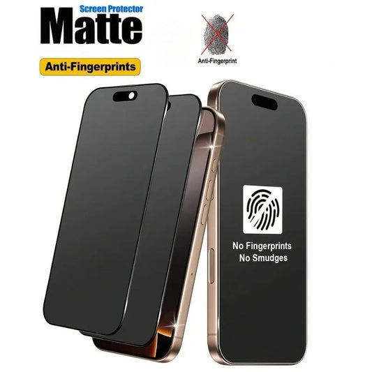 Matte Tempered Glass Screen Protector for iPhone 15 Pro Max