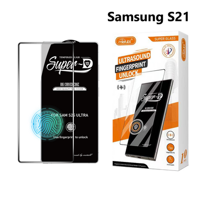 Samsung S21 Super D Tempered Glass 3D Tempered Glass Screen Protector for Samsung S 21 Tempered Glass With FingerPrint Unlock