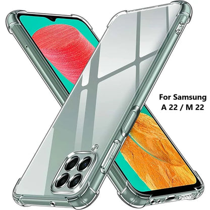 Samsung A22 M 22 Transparent Funda Samsung A 22 M22 Case Ultra Thin HD Clear Soft Shockproof Cover for Samsung A22 M22 Transparent Back Cover