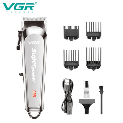 VGR Hair Trimmer Clipper V-060 Hair Cutting Machine Barber Clippers Rechargeable Professional Electric Hair Trimmer for Men with COMB