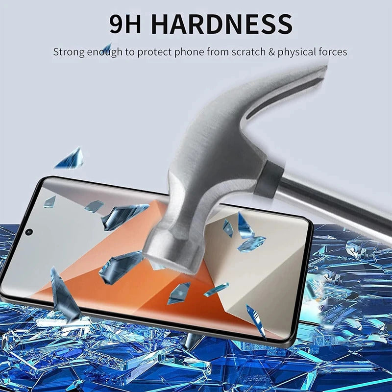 Full Glue Unipha Curved Edge Tempered Glass for Redmi Note 13 Pro Plus – Full Coverage HD Clear Screen Protector