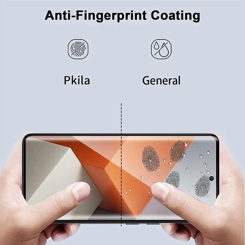 Full Glue Unipha Curved Edge Tempered Glass for Redmi Note 13 Pro Plus – Full Coverage HD Clear Screen Protector
