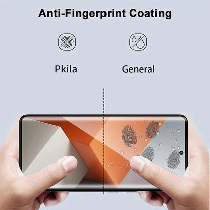 Full Glue Unipha Curved Edge Tempered Glass for Redmi Note 13 Pro Plus – Full Coverage HD Clear Screen Protector
