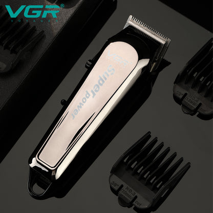 VGR Hair Trimmer Clipper V-060 Hair Cutting Machine Barber Clippers Rechargeable Professional Electric Hair Trimmer for Men with COMB