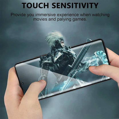 Full Glue Unipha Curved Edge Tempered Glass for Redmi Note 13 Pro Plus – Full Coverage HD Clear Screen Protector