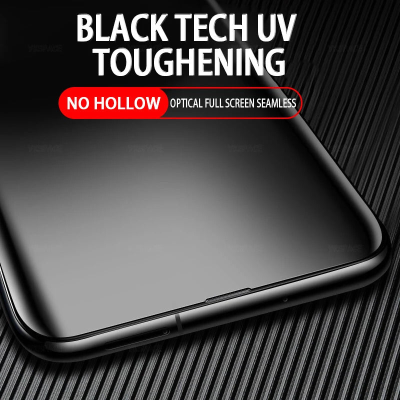 Full Glue Unipha Curved Edge Tempered Glass for Honor X9c – Full Coverage HD Clear Screen Protector