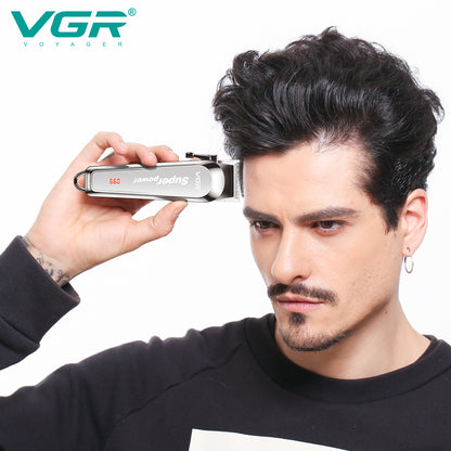 VGR Hair Trimmer Clipper V-060 Hair Cutting Machine Barber Clippers Rechargeable Professional Electric Hair Trimmer for Men with COMB