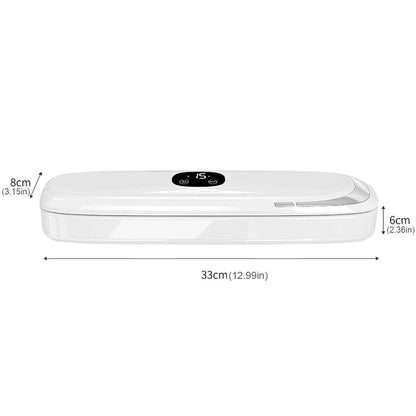 Automatic Household Food Vacuum Sealing Machine with 10Pcs Vacuum Bags — Powerful Food Saver Sealer