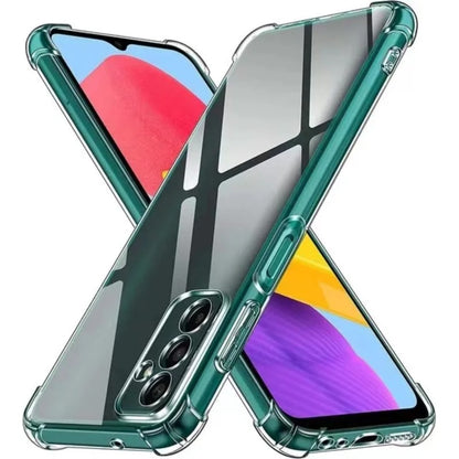 Samsung A14 4G Velvet & Transparent Back Cover Phone Case Black Soft Silicone Phone Case For Samsung A 14 4G Back Cover