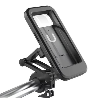 6.5Inch Universal Motorcycle Bicycle Phone Holder Waterproof Case Bike Bracket Accessories