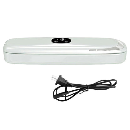 Automatic Household Food Vacuum Sealing Machine with 10Pcs Vacuum Bags — Powerful Food Saver Sealer