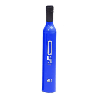 Wine Bottle Umbrella Strong Wind Resistance Sunshade Folding Umbrella Outdoor Sun Rain Reverse Folding Umbrella for Outdoor