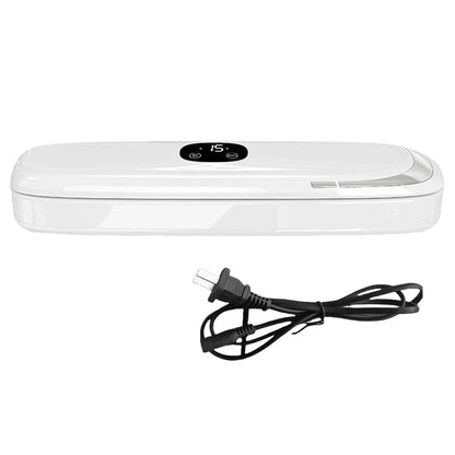 Automatic Household Food Vacuum Sealing Machine with 10Pcs Vacuum Bags — Powerful Food Saver Sealer