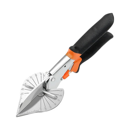 Casing Cutter 45-135 Degree Adjustable Miter Shears, SK5 Replaceable Blade Angle Trim Cutter for PVC Trunking Wood Craft