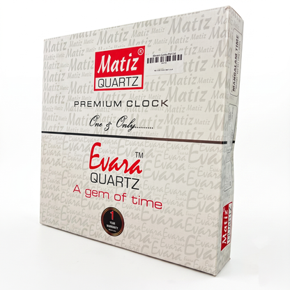 Matiz 30cm Modern Transparent Wall Clock Black & Silver Transparent wall clock