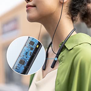 Anker Soundcore Life U2i Neckband Bluetooth Headphones | 24H Playtime & Deep Bass