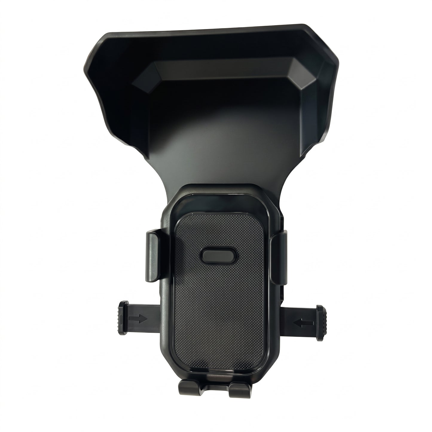 Motorcycle Handle Phone Mount Holder with Integrated Sun Visor & Rain Shield