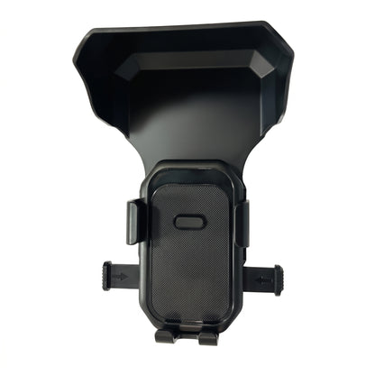 Motorcycle Handle Phone Mount Holder with Integrated Sun Visor & Rain Shield