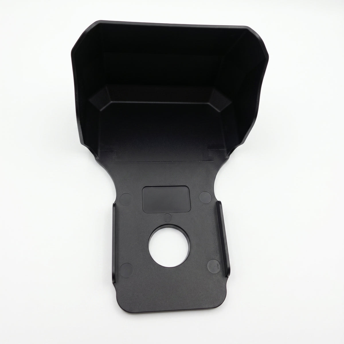 Motorcycle Handle Phone Mount Holder with Integrated Sun Visor & Rain Shield