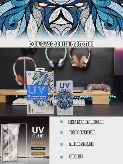 Vivo V27 Uv Tempered Glass Original Lito Vivo V27 Uv Tempered GlassHD+ UV Tempered Glass Screen Protector Full Adhesive UV Curved Screen Protector