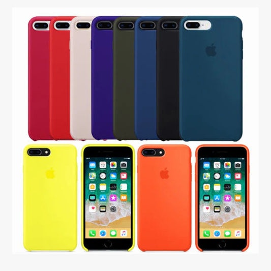 iPhone 7/8 Plus Case, Premium Real Liquid Silicone Stain-Resistant Phone Case for iPhone 7 Plus and for iPhone 8 Plus, Heavy Duty Shockproof Slim Fit Solid Color Cover, 5.5-inch