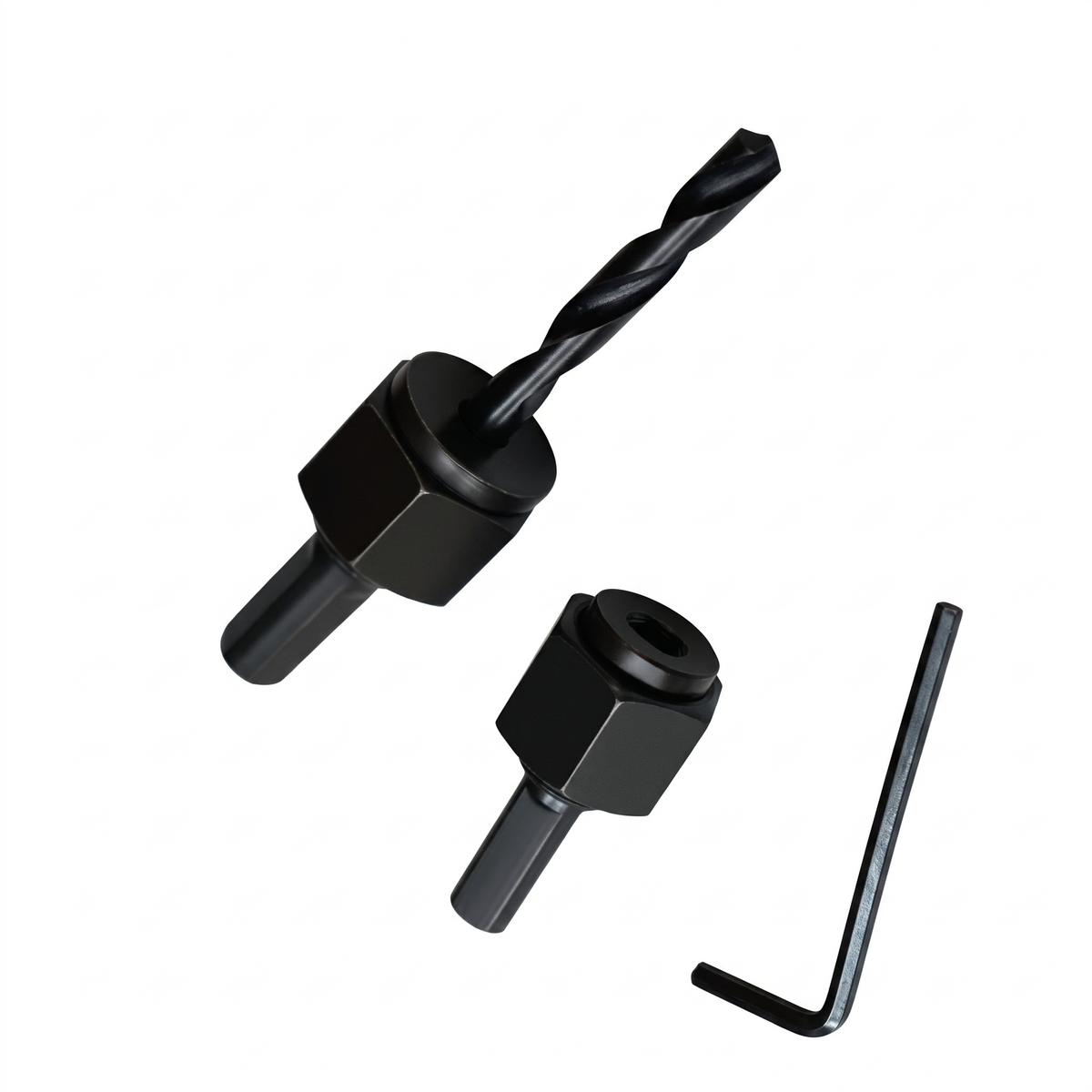 TATNAD 11 Piece Hole Saw Set Steel Hole Cutter Kit with Mandrels & Hex Key for Wood, Plastic & Thin Metal
