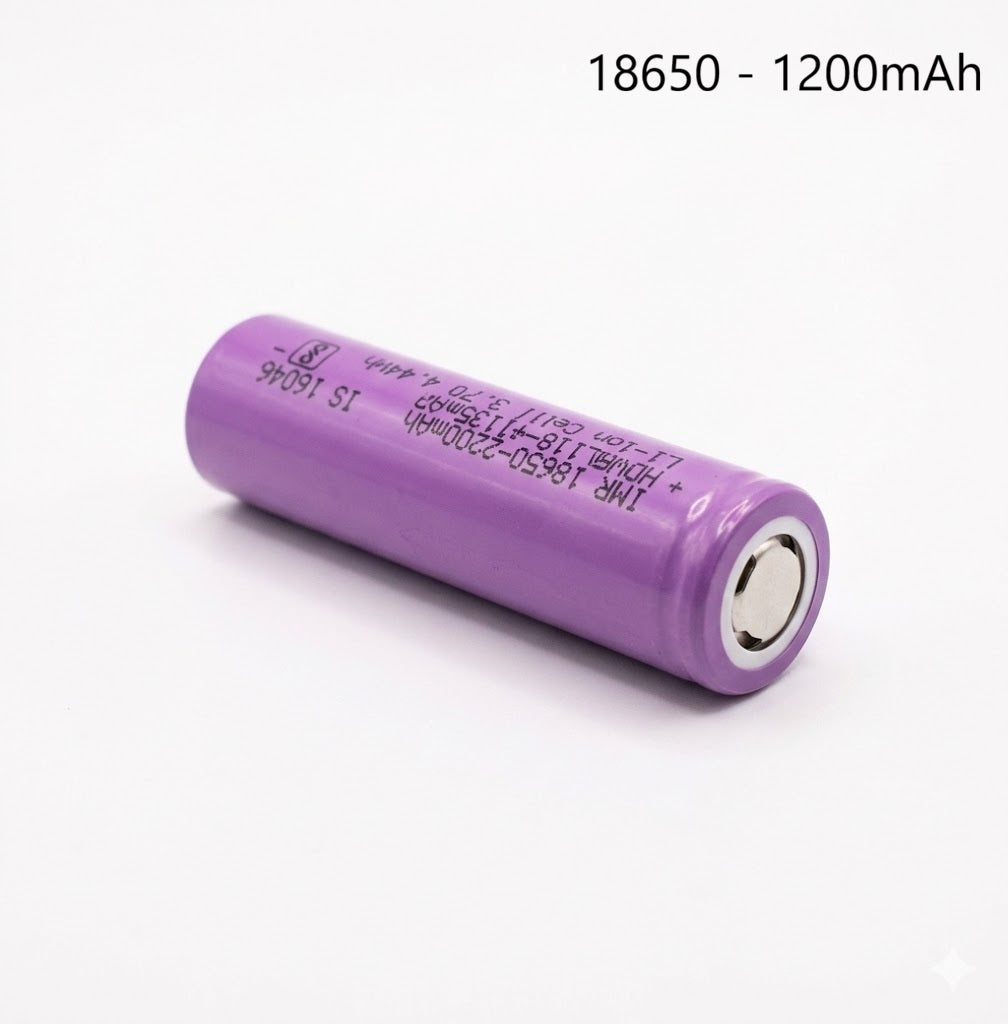 Rechargeable 18650 Lithium ion battery 3.7v 1200mAh li ion battery cell with 18650 Battery Charger